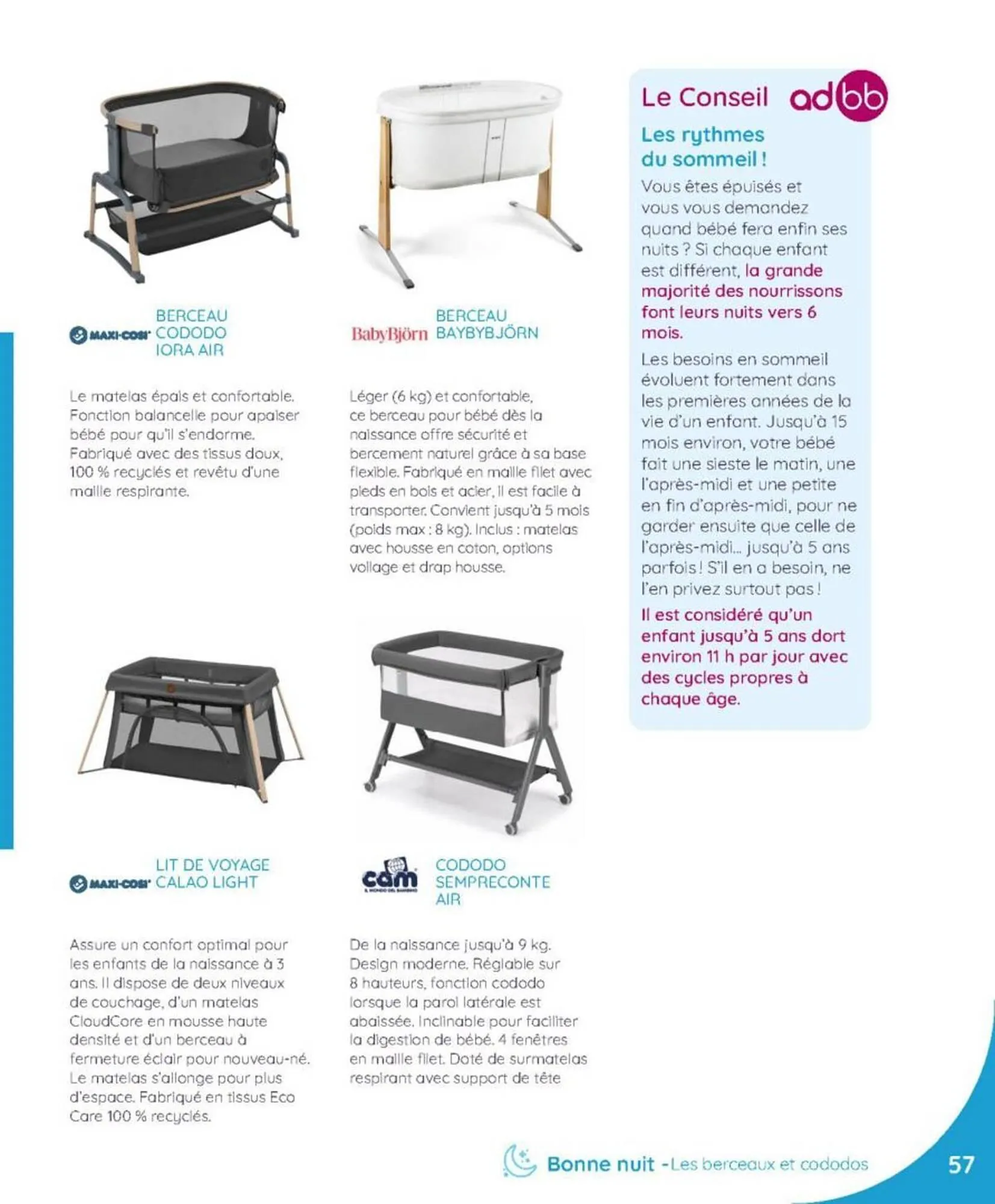 Catalogue autour de bébé du 18 juin au 1 novembre 2025 - Catalogue page 59