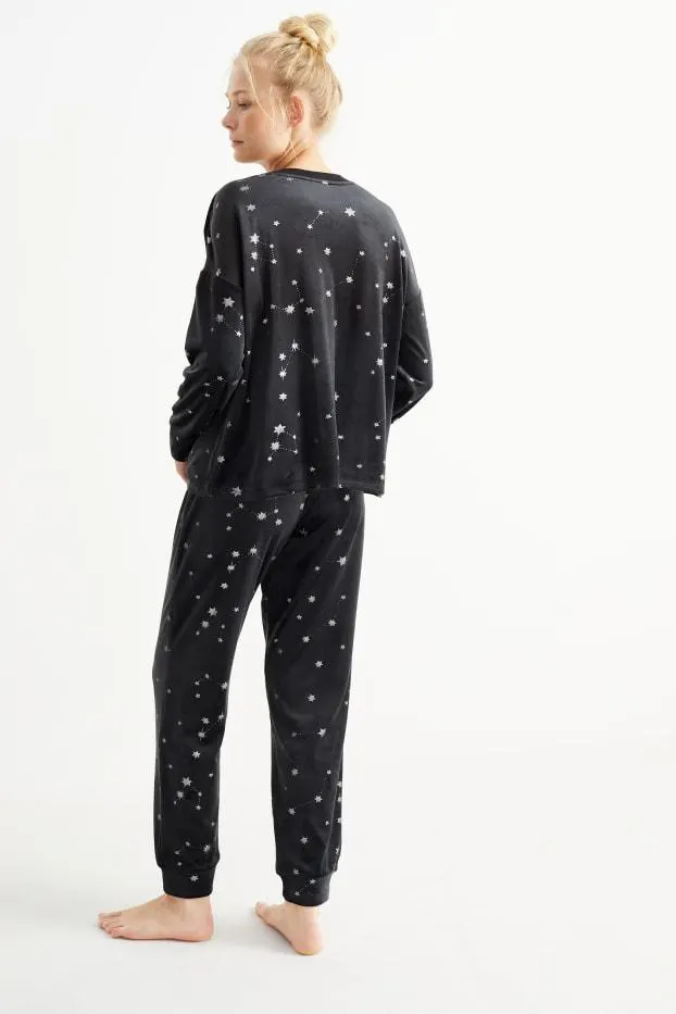 Christmas winter pyjamas - shiny