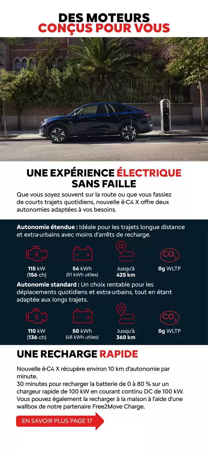 Citroën Nouvelle ë-C4 X Electrique C-BOOK du 15 janvier au 15 janvier 2026 - Catalogue page 9