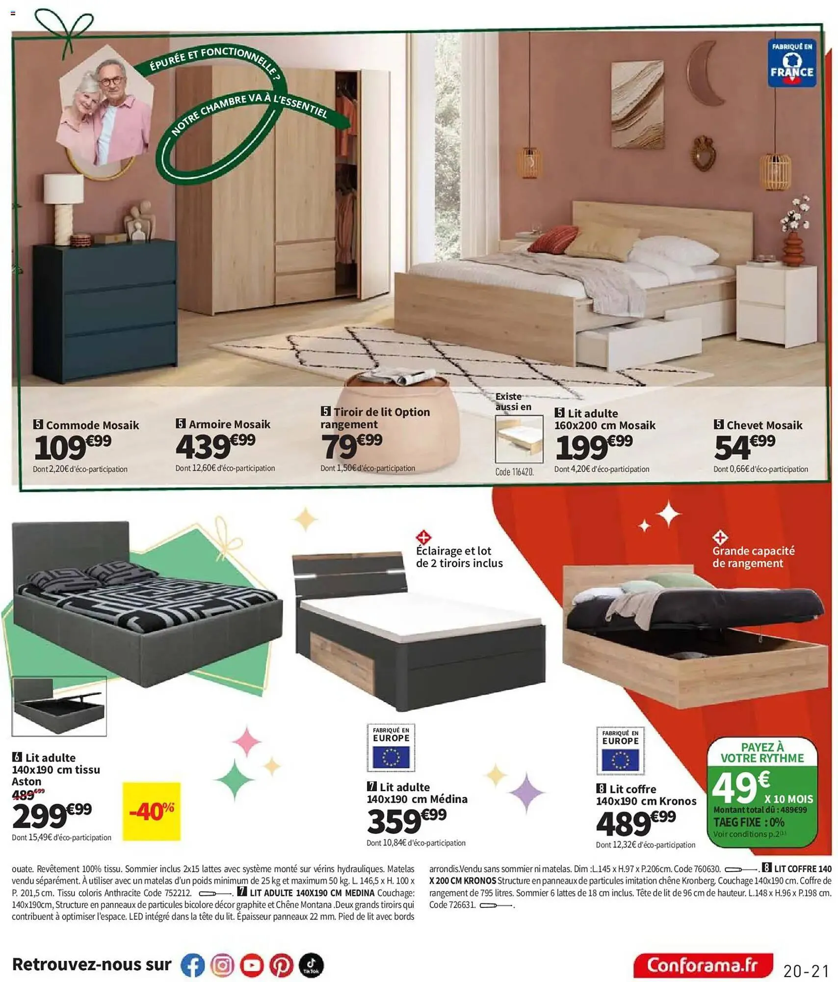 Catalogue Conforama du 2 décembre au 25 décembre 2025 - Catalogue page 21