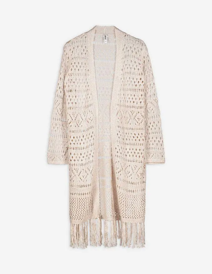 Longcardigan - Lochstrick