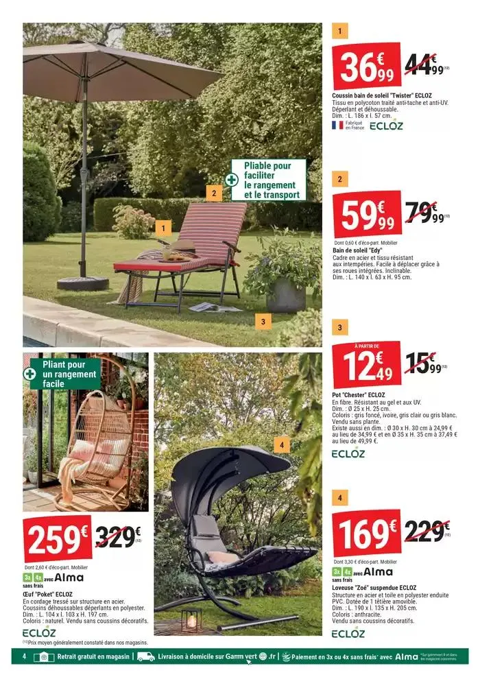 ENVIES DE PLEIN AIR du 14 avril au 27 avril 2025 - Catalogue page 4