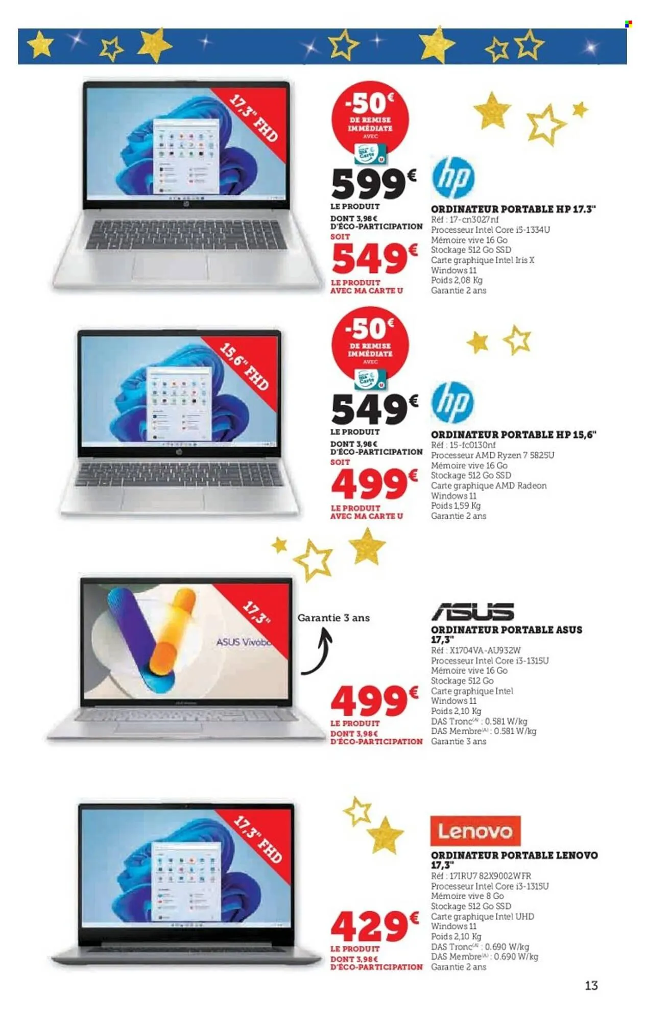 Catalogue Hyper U du 2 décembre au 24 décembre 2025 - Catalogue page 13