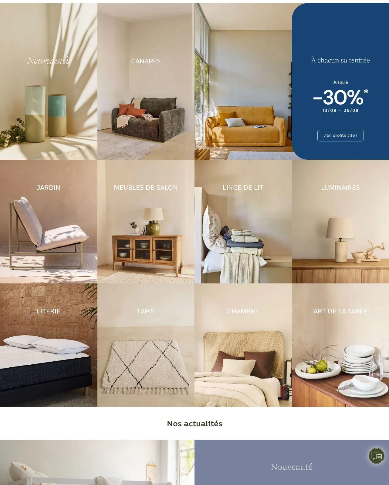 Alinéa Catalogue actuel - 1