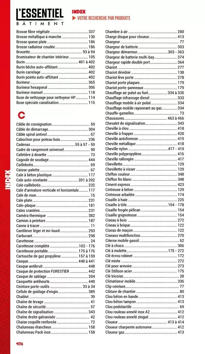 Essentiel Batiment 2025 du 3 janvier au 31 décembre 2025 - Catalogue page 478