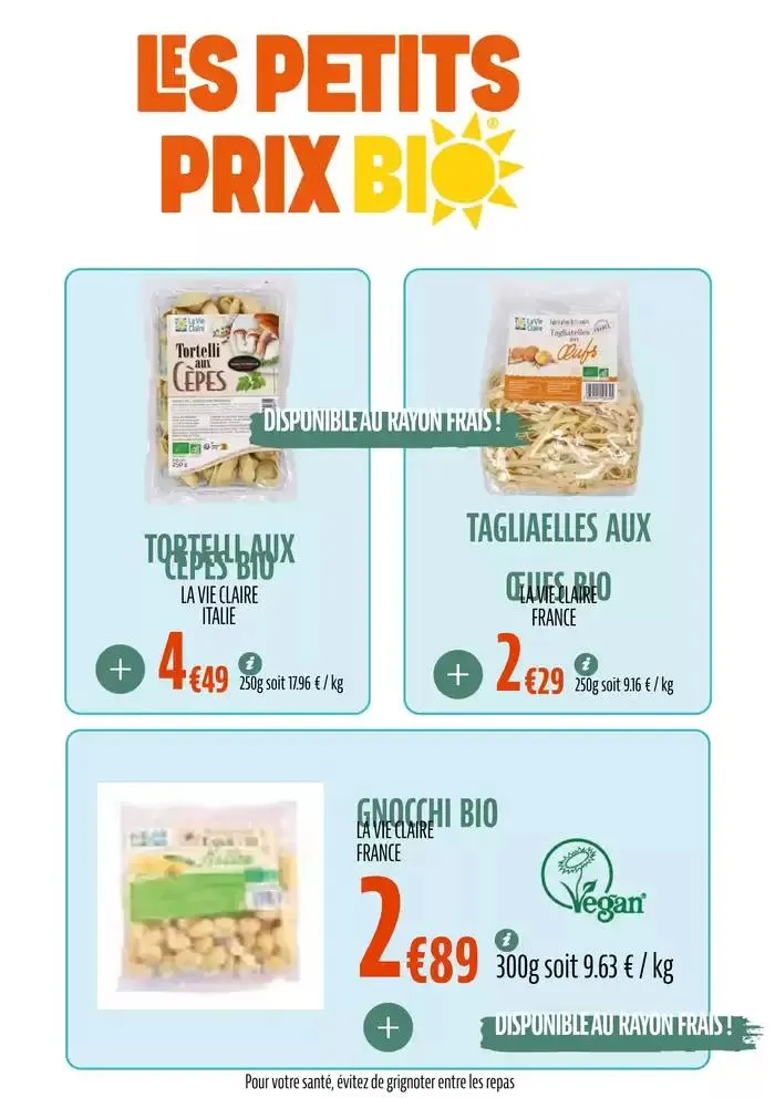 LES PETITS PRIX BIO du 11 mars au 31 décembre 2025 - Catalogue page 28