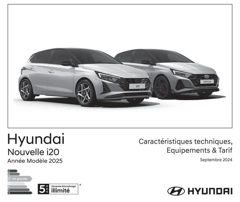 Hyundai Hyundai i20 du 3 septembre au 3 septembre 2025 - Catalogue page 24