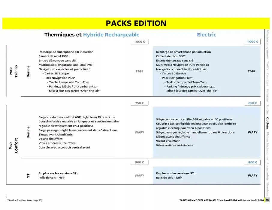 Opel Astra du 17 décembre au 17 décembre 2025 - Catalogue page 16