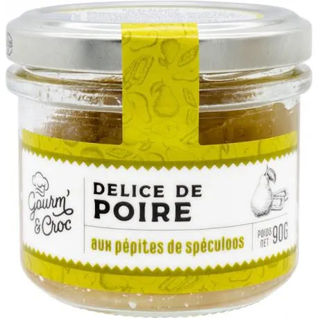 Délice de poire et ses pépites de spéculoos