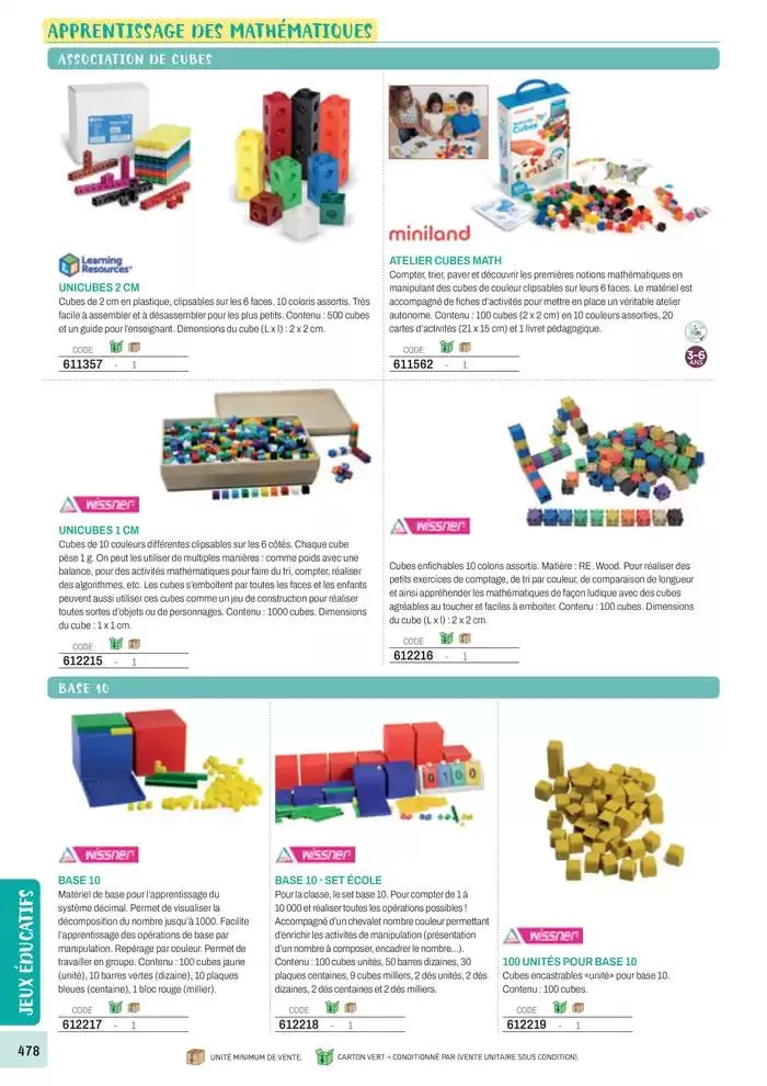 Nos Catalogues Thématiques du 1 janvier au 31 décembre 2025 - Catalogue page 480