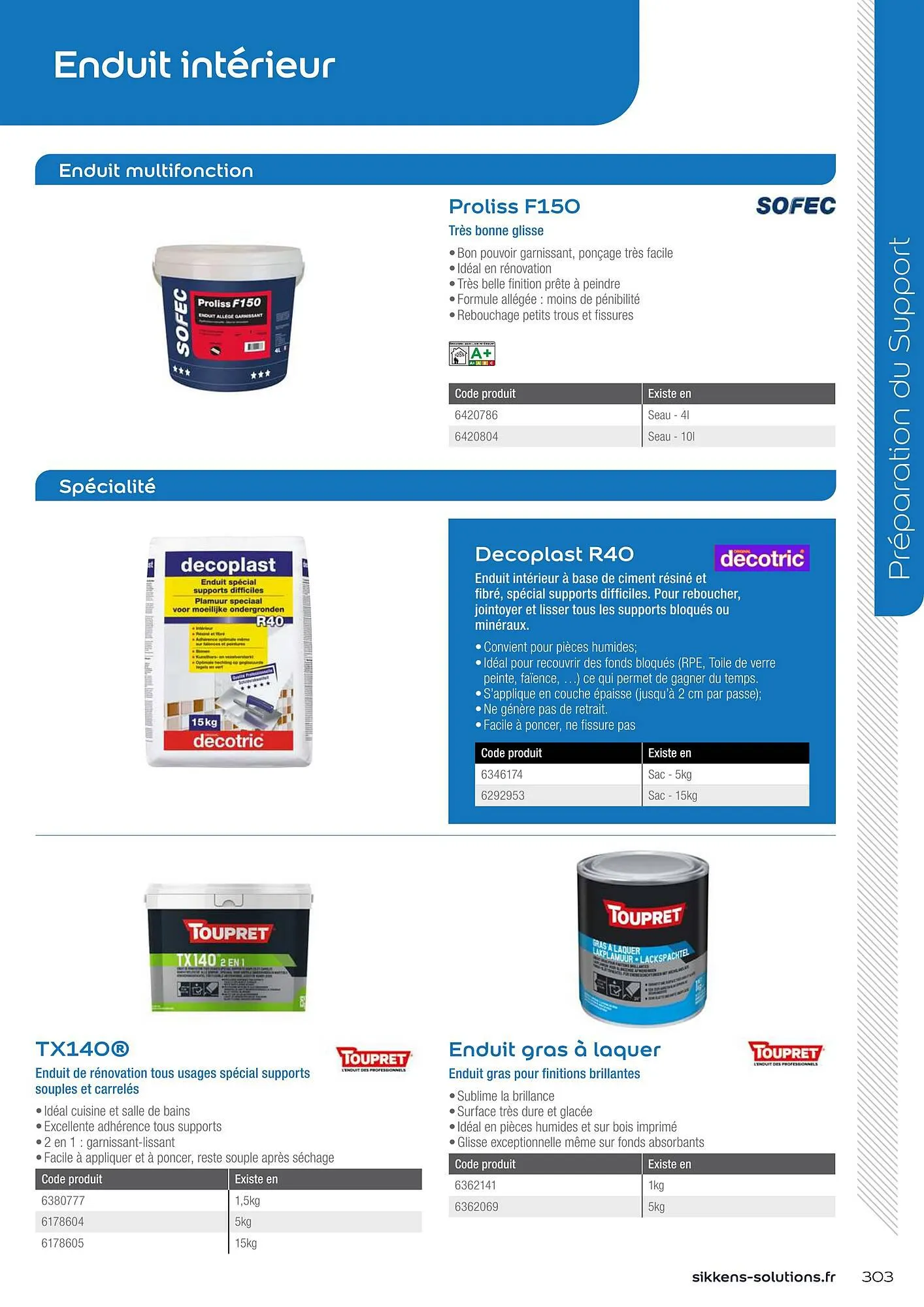 Catalogue Sikkens Solution du 8 janvier au 28 décembre 2025 - Catalogue page 303