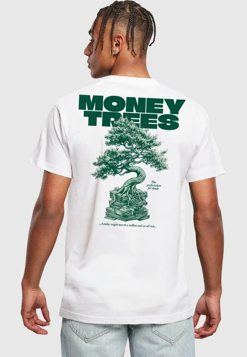 MONEY TREES - T-shirt imprimé - white