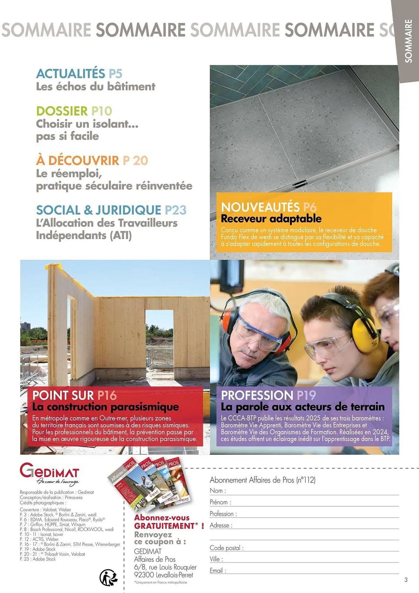 Catalogue Gedimat du 24 octobre au 31 décembre 2025 - Catalogue page 3