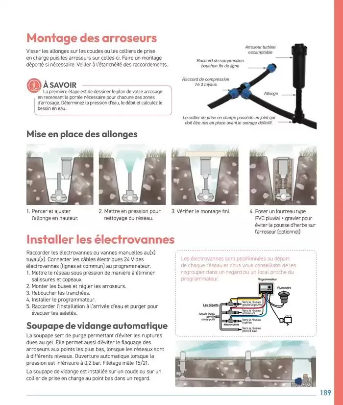 Les plaisir de l'eau Piscine,Spa,Arrosage du 10 mars au 31 décembre 2025 - Catalogue page 189