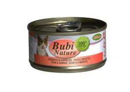 Terrine thon et crevettes pour chat Bubi Nature
