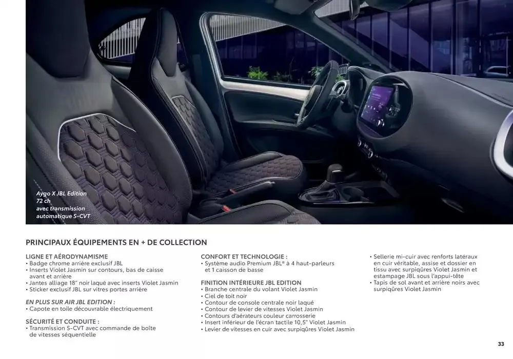 Toyota Aygo X du 6 novembre au 6 novembre 2025 - Catalogue page 33