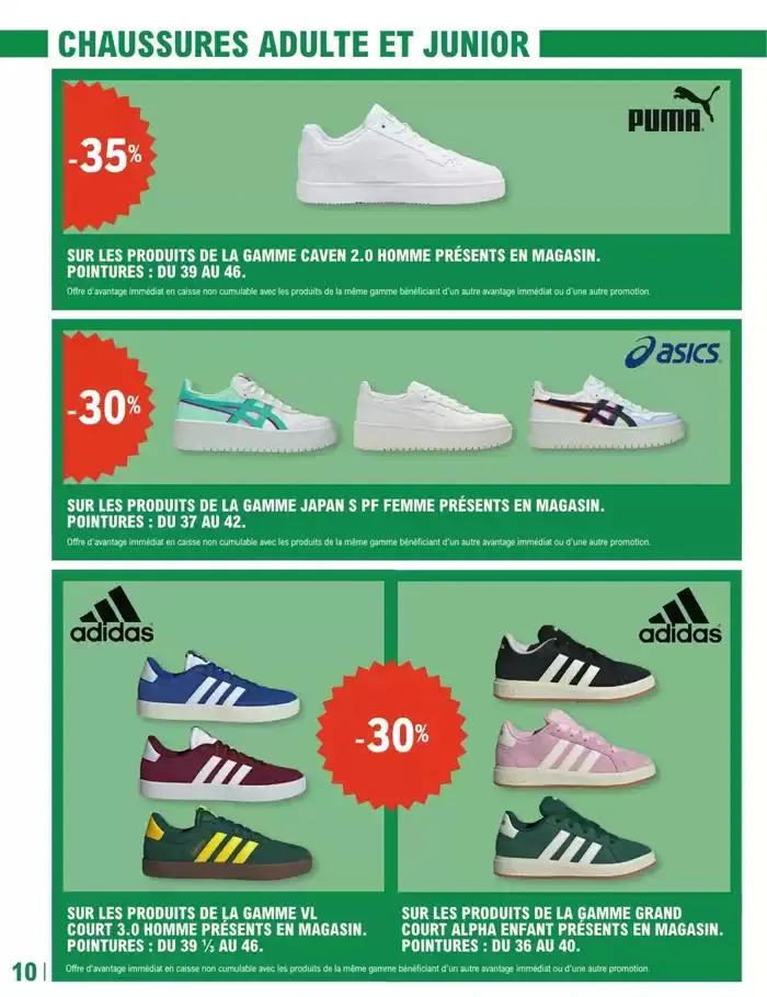 E.Leclerc Sports PRINTEMPS du 25 mars au 12 avril 2025 - Catalogue page 10