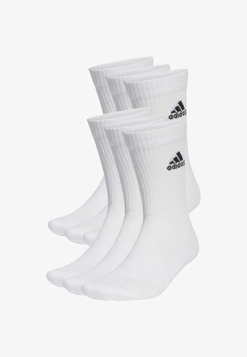 CUSHIONED SPORTSWEAR CREW 6 PAIRS - Chaussettes de sport - white black