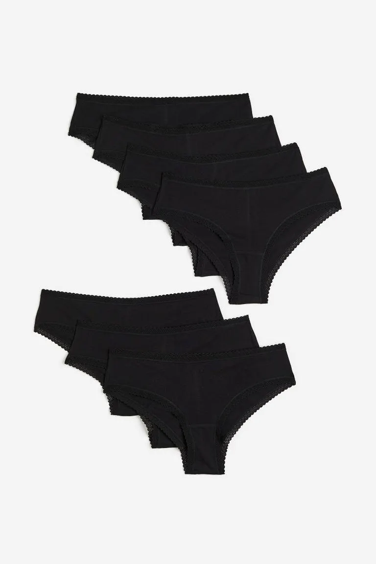 Lot de 7 culottes Hipster