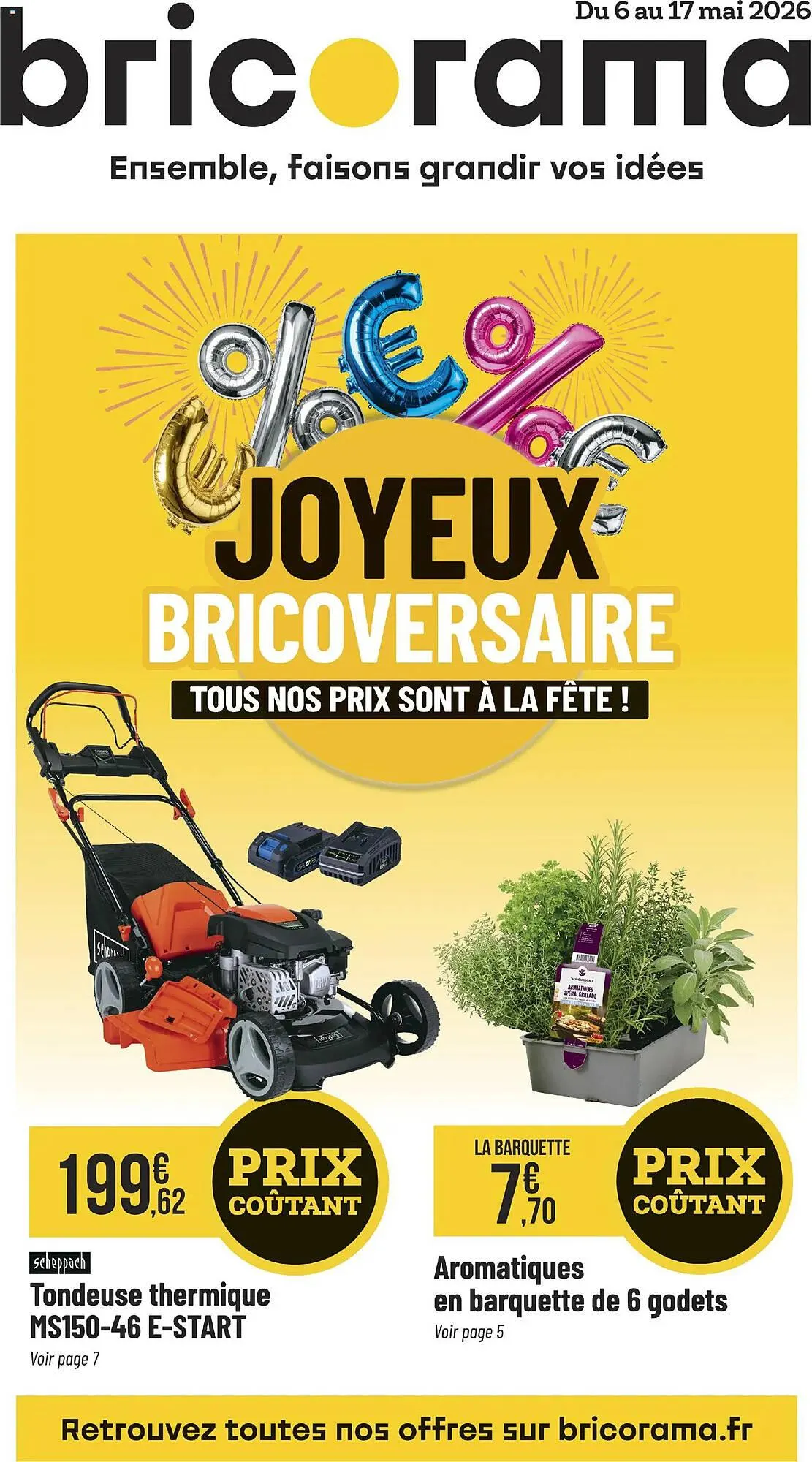 Catalogue Bricorama du 6 mai au 17 mai 2026 - Catalogue page 1