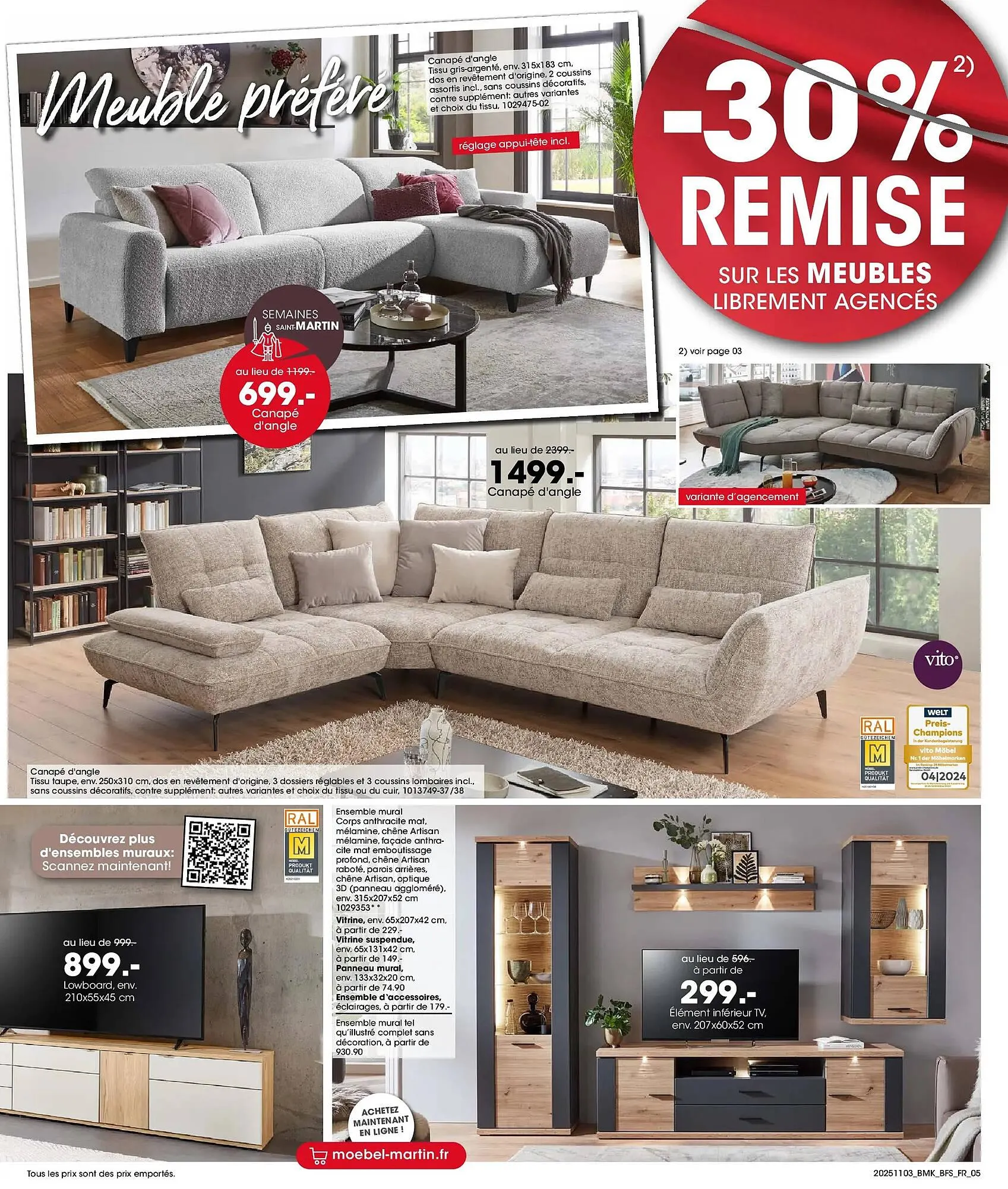 Catalogue Möbel Martin du 2 novembre au 15 novembre 2025 - Catalogue page 5
