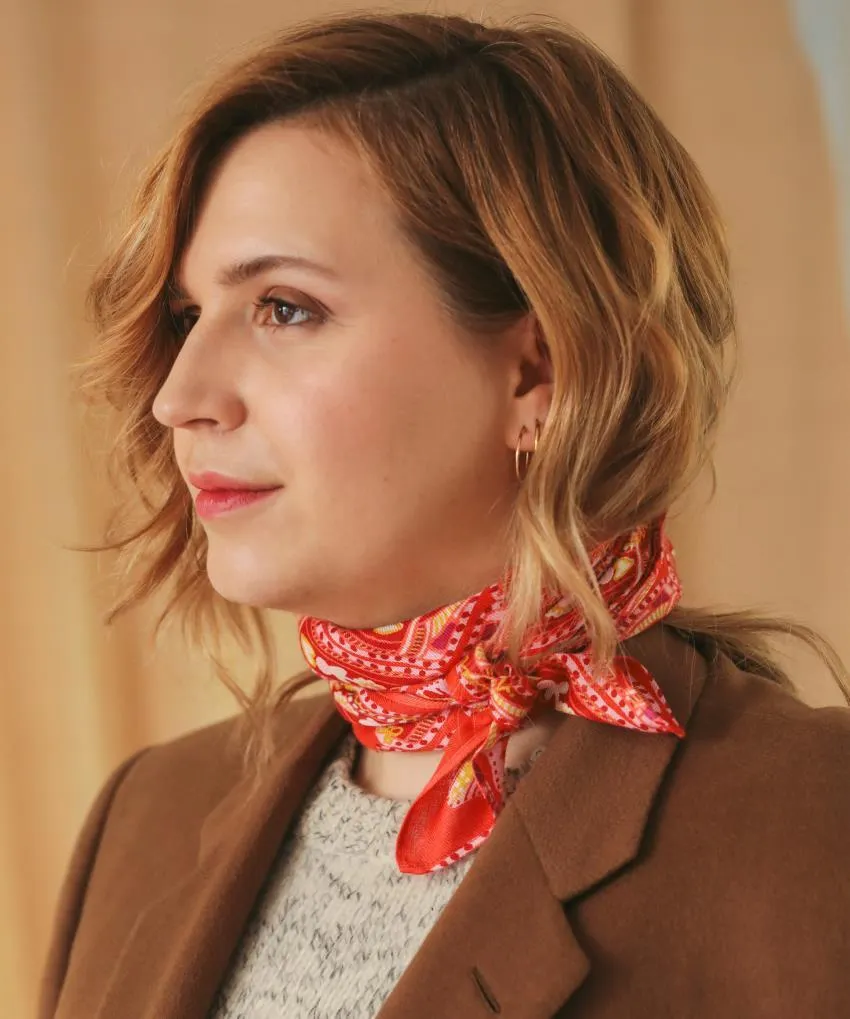 Foulard carré Bottes Boréales