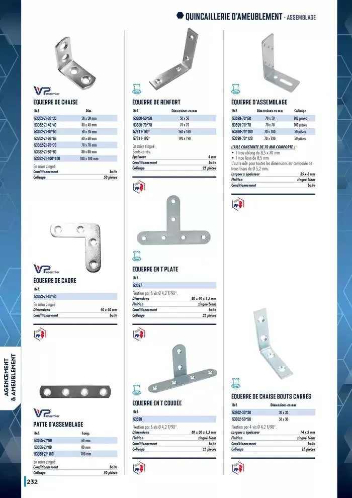 Guide Quincaillerie Serrurerie 2025 - 2026 du 1 avril au 1 avril 2026 - Catalogue page 234