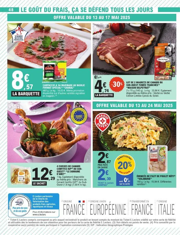 E. Leclerc du 13 mai au 24 mai 2025 - Catalogue page 48