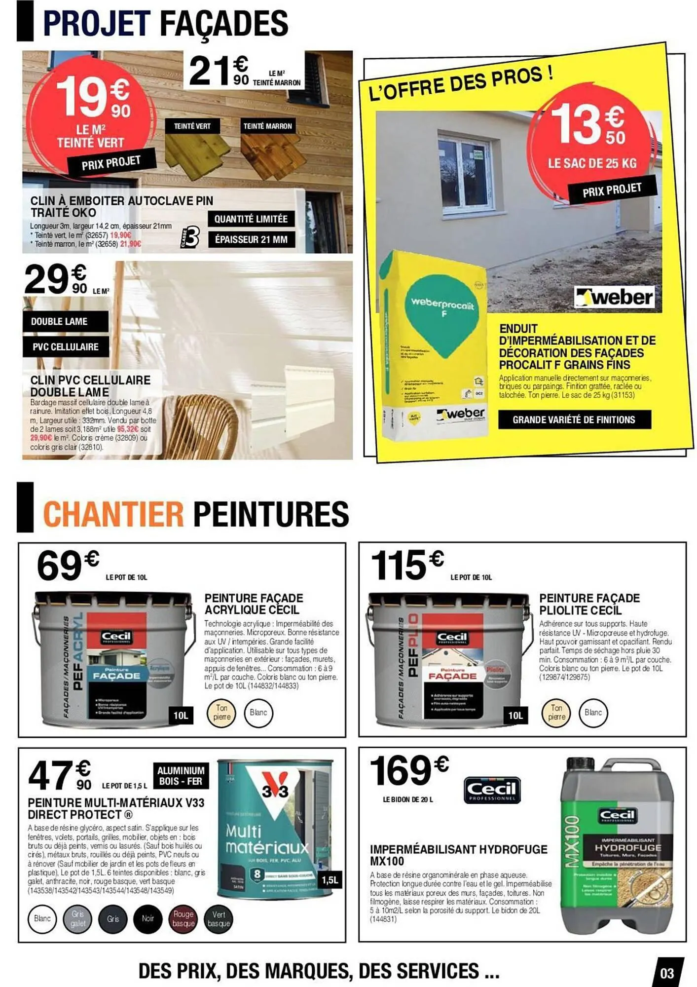 Catalogue Chretien Matériaux du 11 mars au 30 mars 2024 - Catalogue page 9