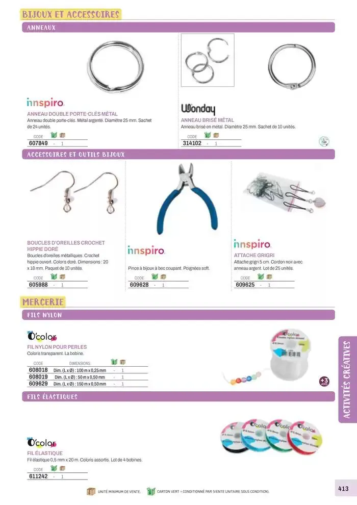 Nos Catalogues Thématiques du 1 janvier au 31 décembre 2025 - Catalogue page 415
