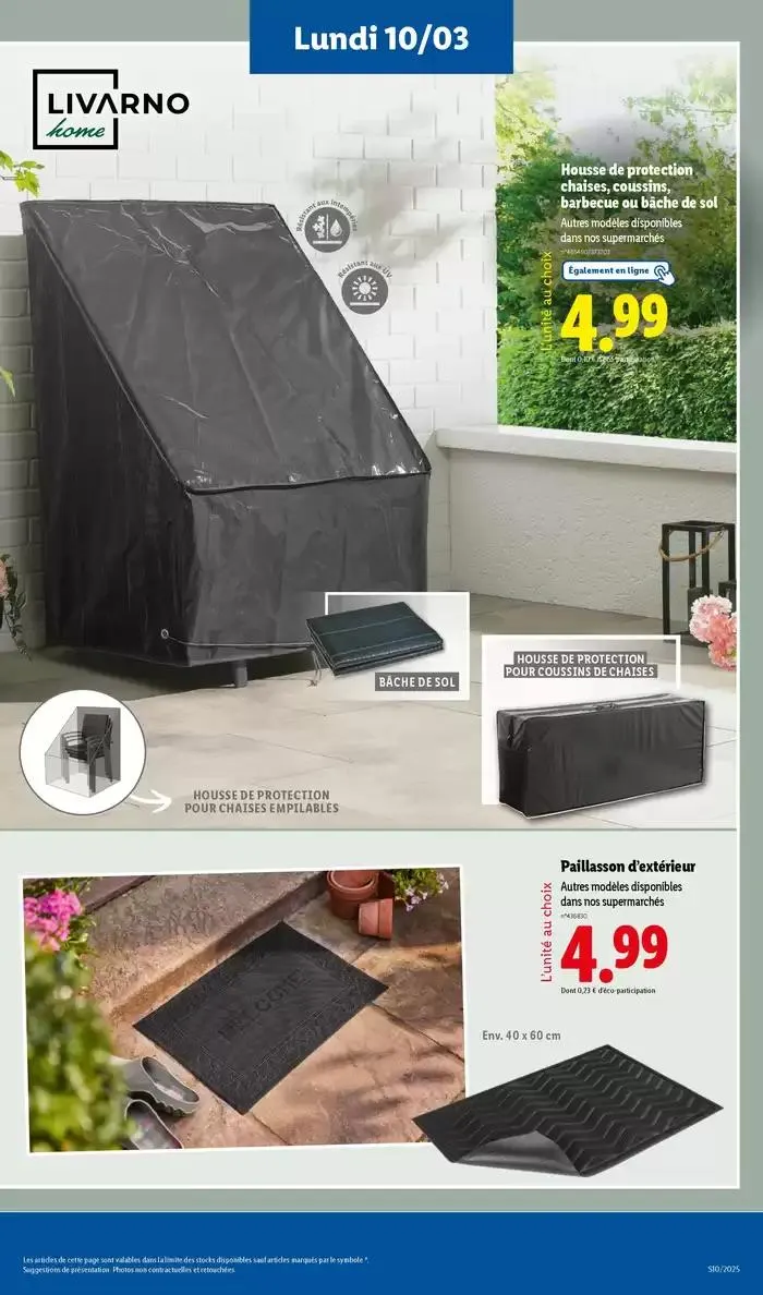 Jardin, beauté, bricolage… De nouvelles bonnes affaires vous attendent chez Lidl ! du 10 mars au 13 mars 2025 - Catalogue page 3