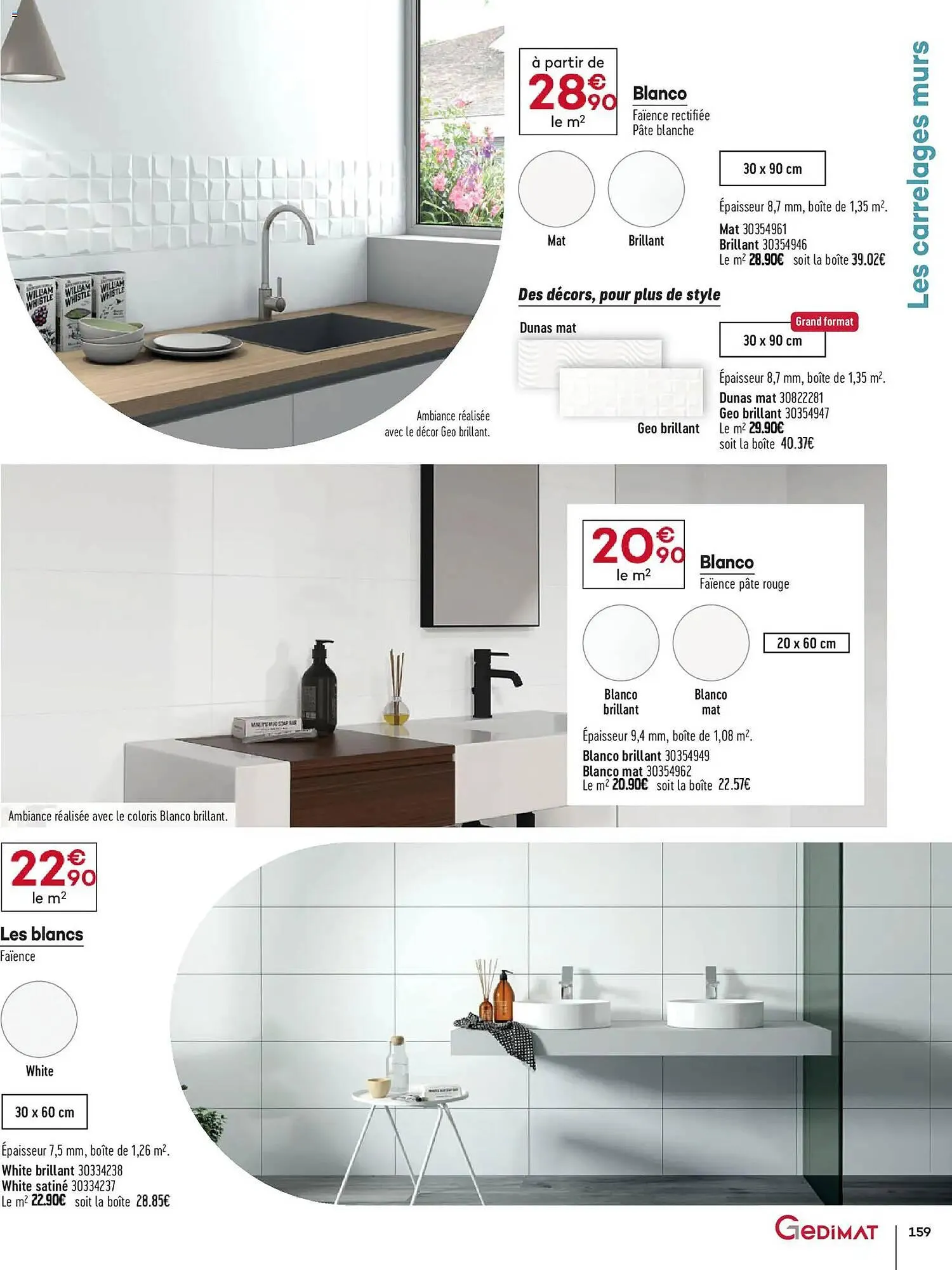 Catalogue Gedimat du 1 avril au 30 avril 2026 - Catalogue page 159