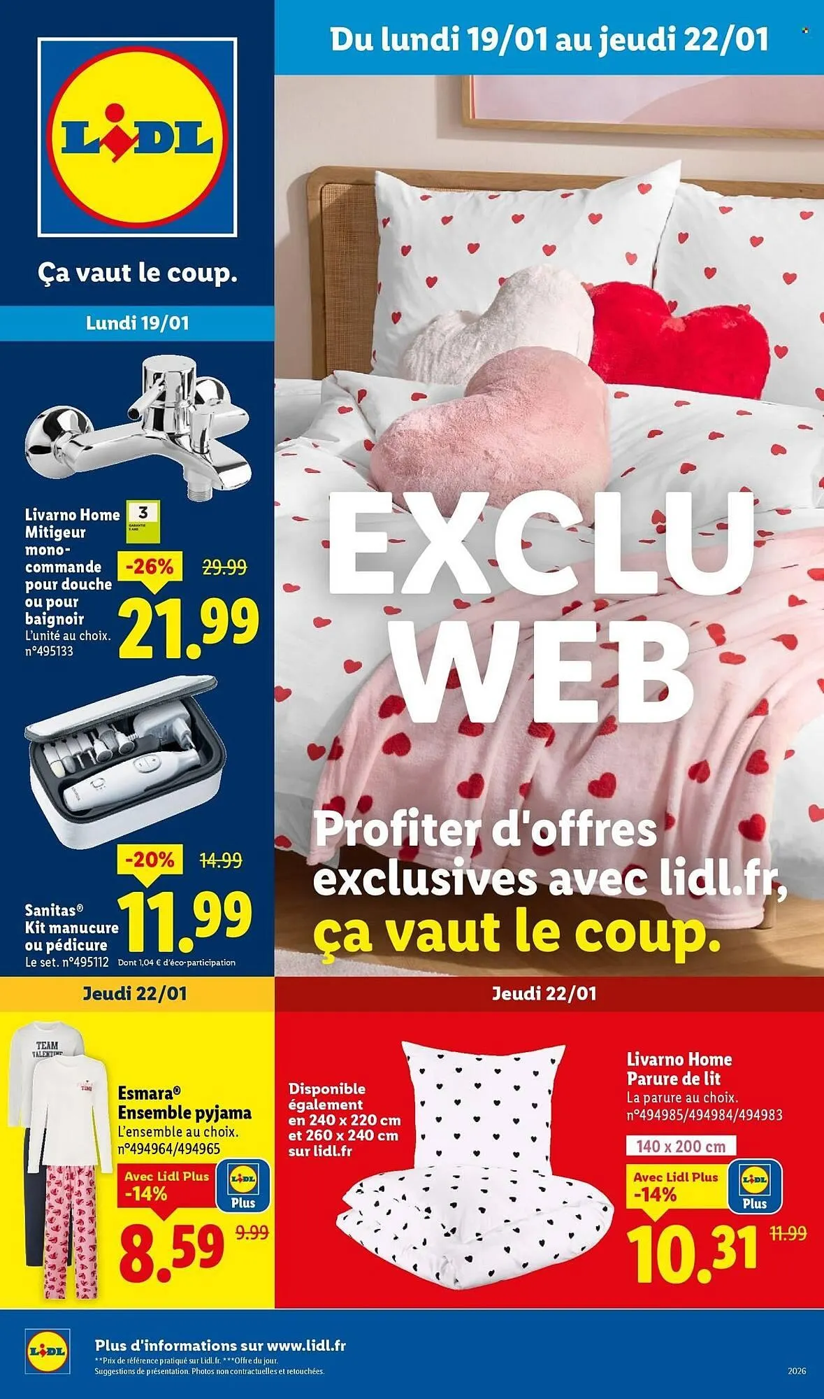 Catalogue Lidl du 19 janvier au 22 janvier 2026 - Catalogue page 1
