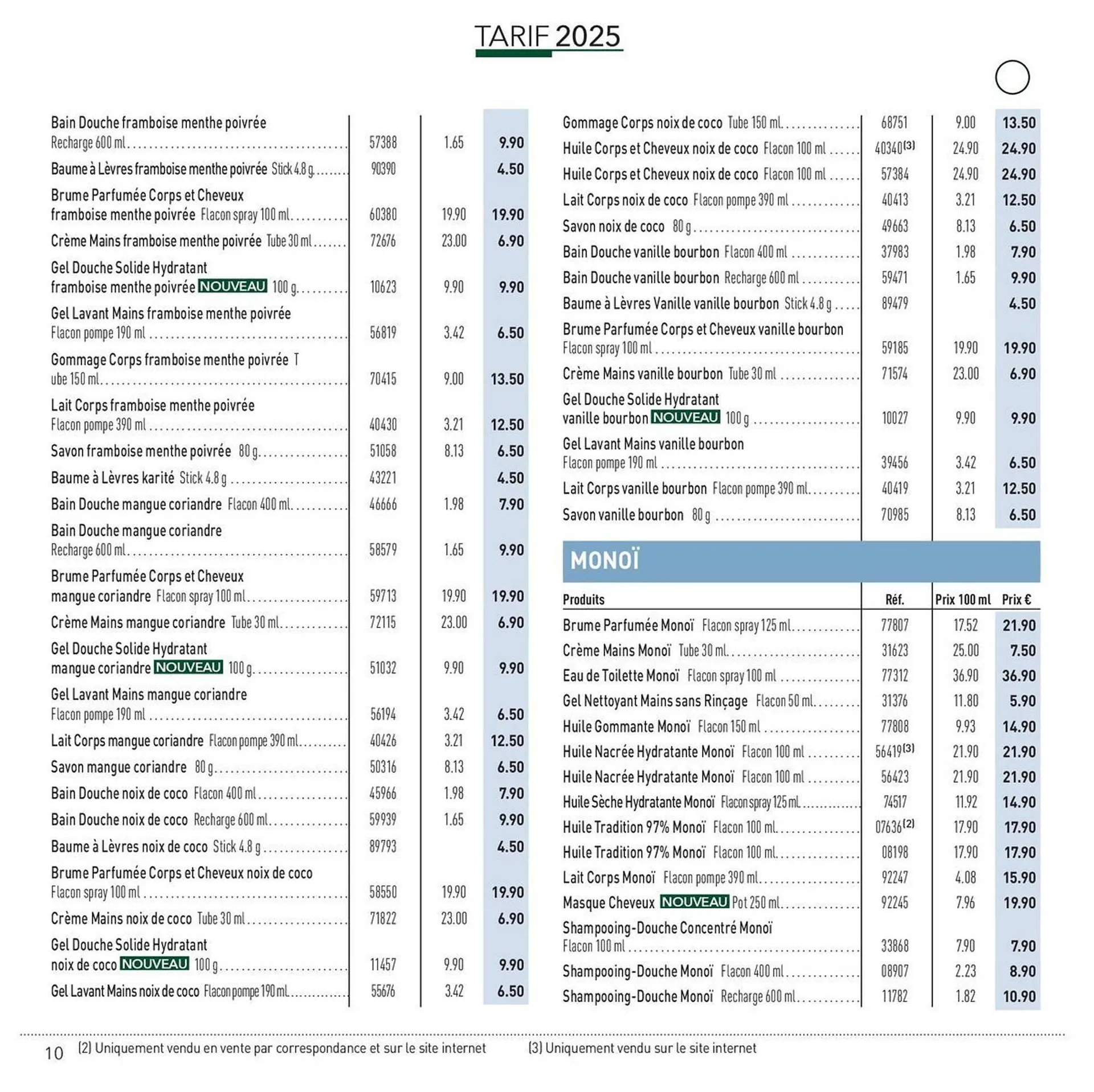 Catalogue Yves Rocher du 23 avril au 31 décembre 2025 - Catalogue page 10
