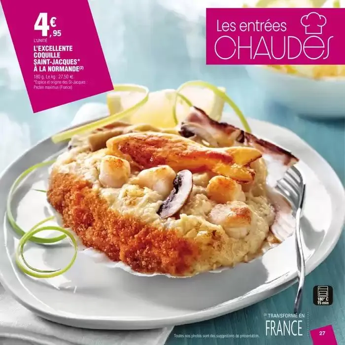 CARTE TRAITEUR PERMANENTE - MIXTE du 27 mars au 24 novembre 2025 - Catalogue page 27