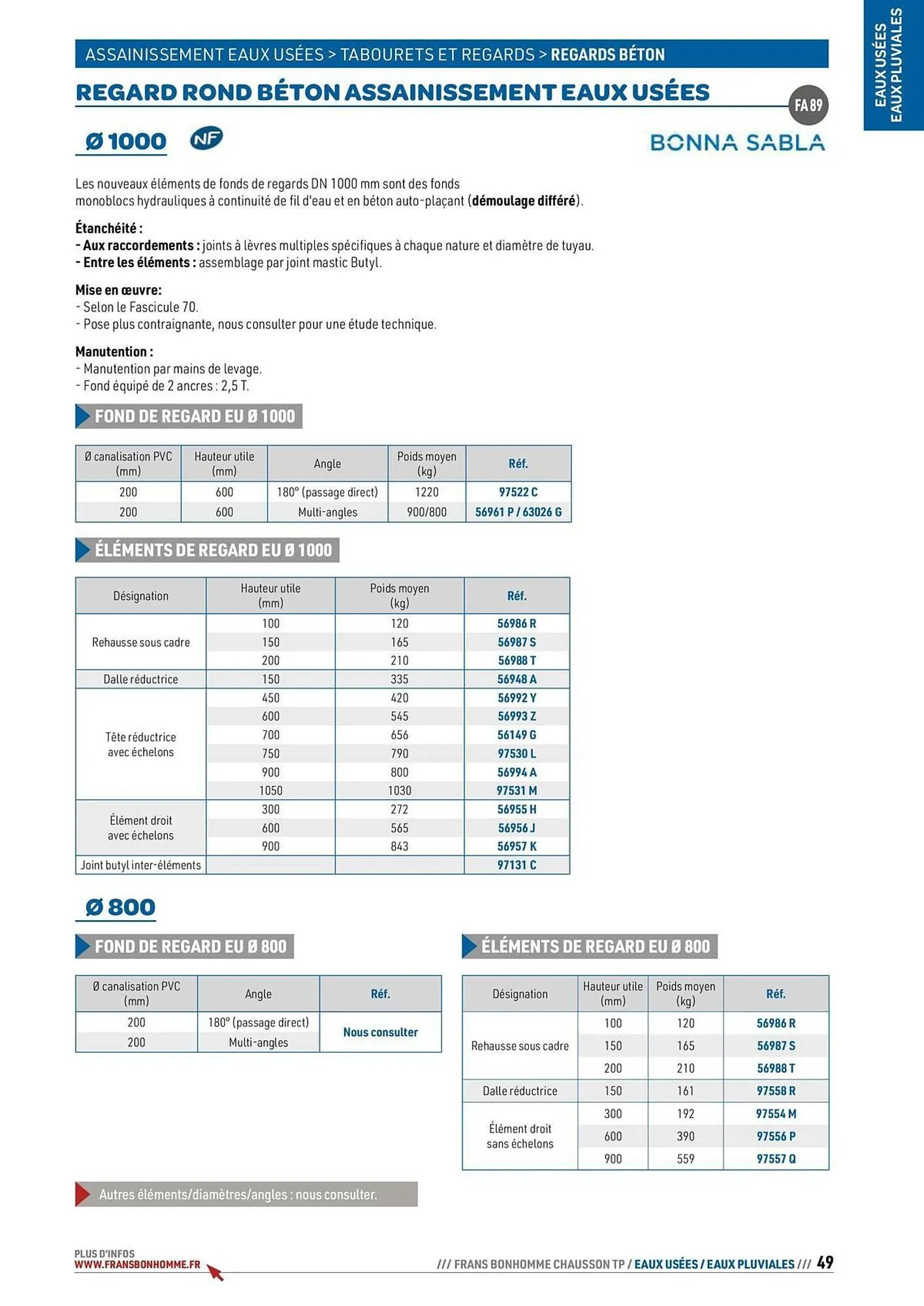 Catalogue Chausson Matériaux du 24 septembre au 31 décembre 2025 - Catalogue page 49