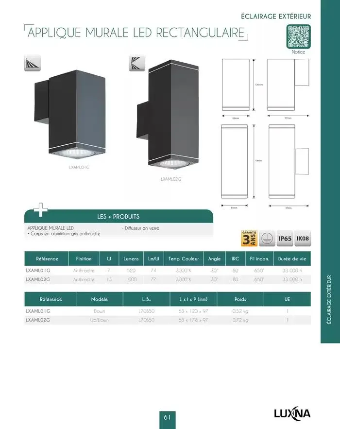 LUXNA 2025 du 1 janvier au 31 décembre 2026 - Catalogue page 63