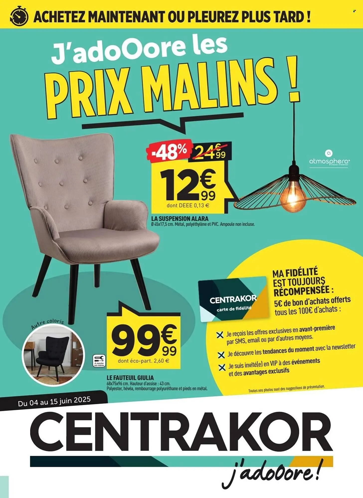 Catalogue Centrakor du 4 juin au 15 juin 2025 - Catalogue page 1