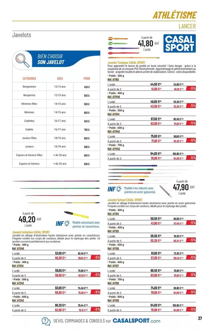 ÉQUIPEMENT SPORTIF du 6 mars au 31 décembre 2025 - Catalogue page 9