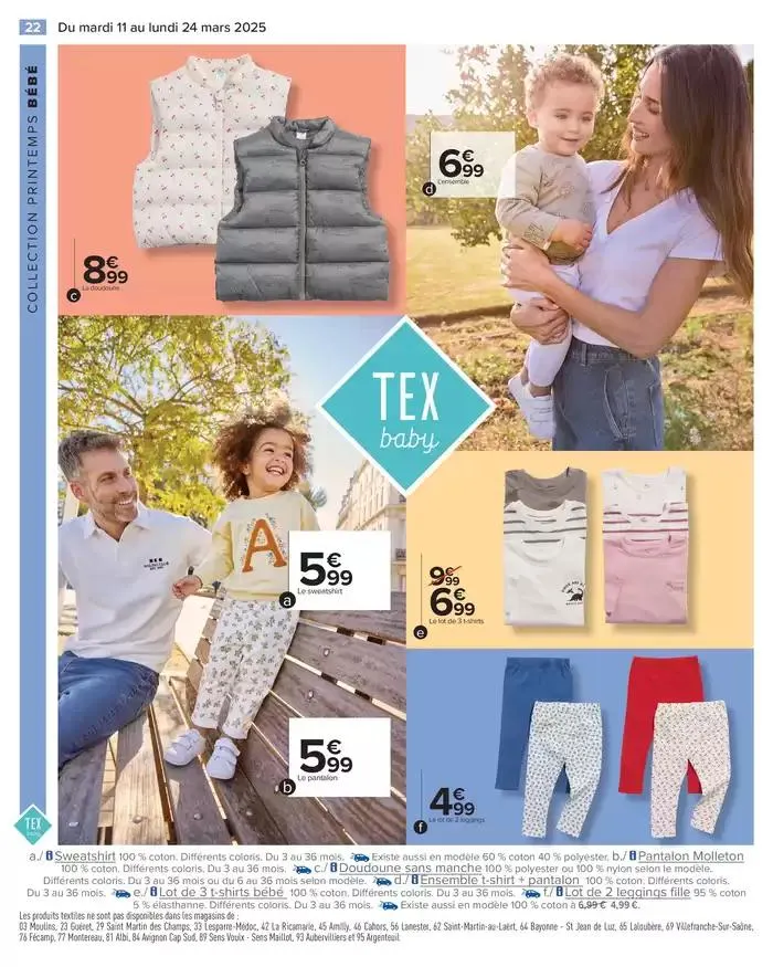 TEXTILE SPÉCIAL PRINTEMPS du 11 mars au 24 mars 2025 - Catalogue page 24