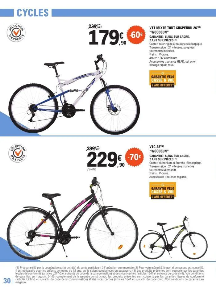 TOP DÉPART POUR LA RENTRÉE À PRIX E. LECLERC du 31 juillet au 7 septembre 2024 - Catalogue page 30