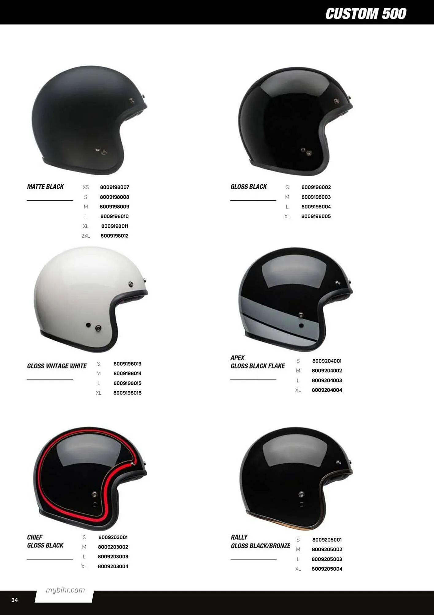 Catalogue Bihr du 27 mars au 31 décembre 2025 - Catalogue page 34