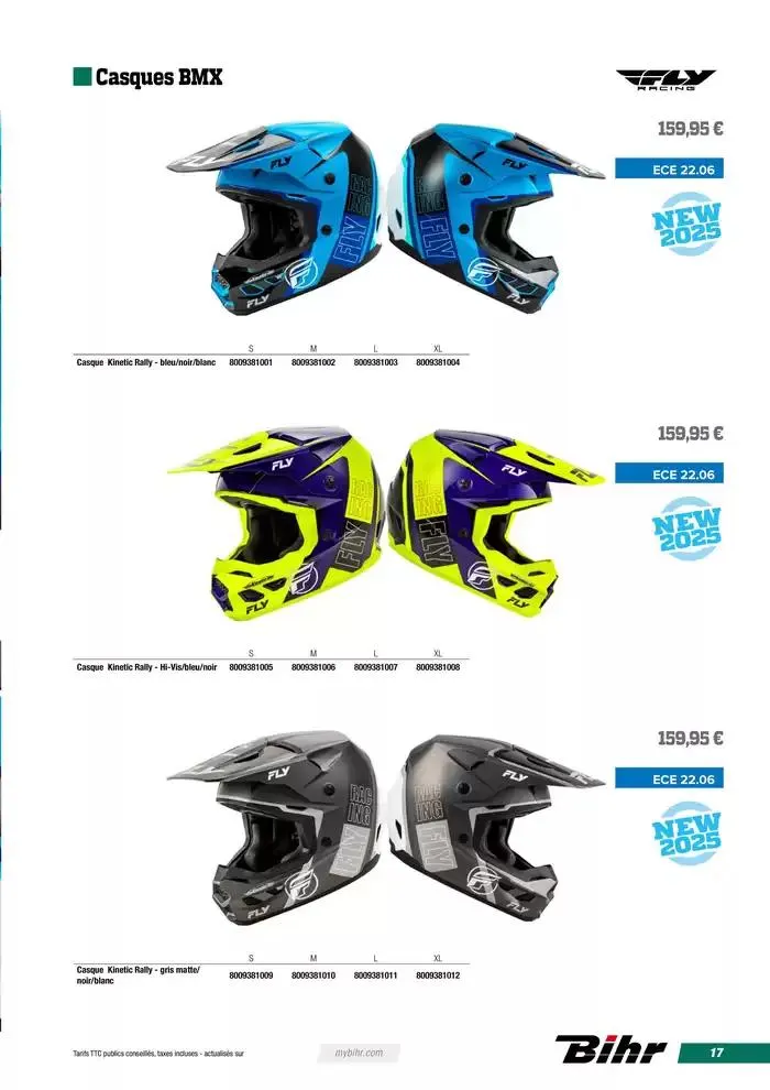 FLY RACING BMX 2025 du 12 avril au 31 décembre 2025 - Catalogue page 17