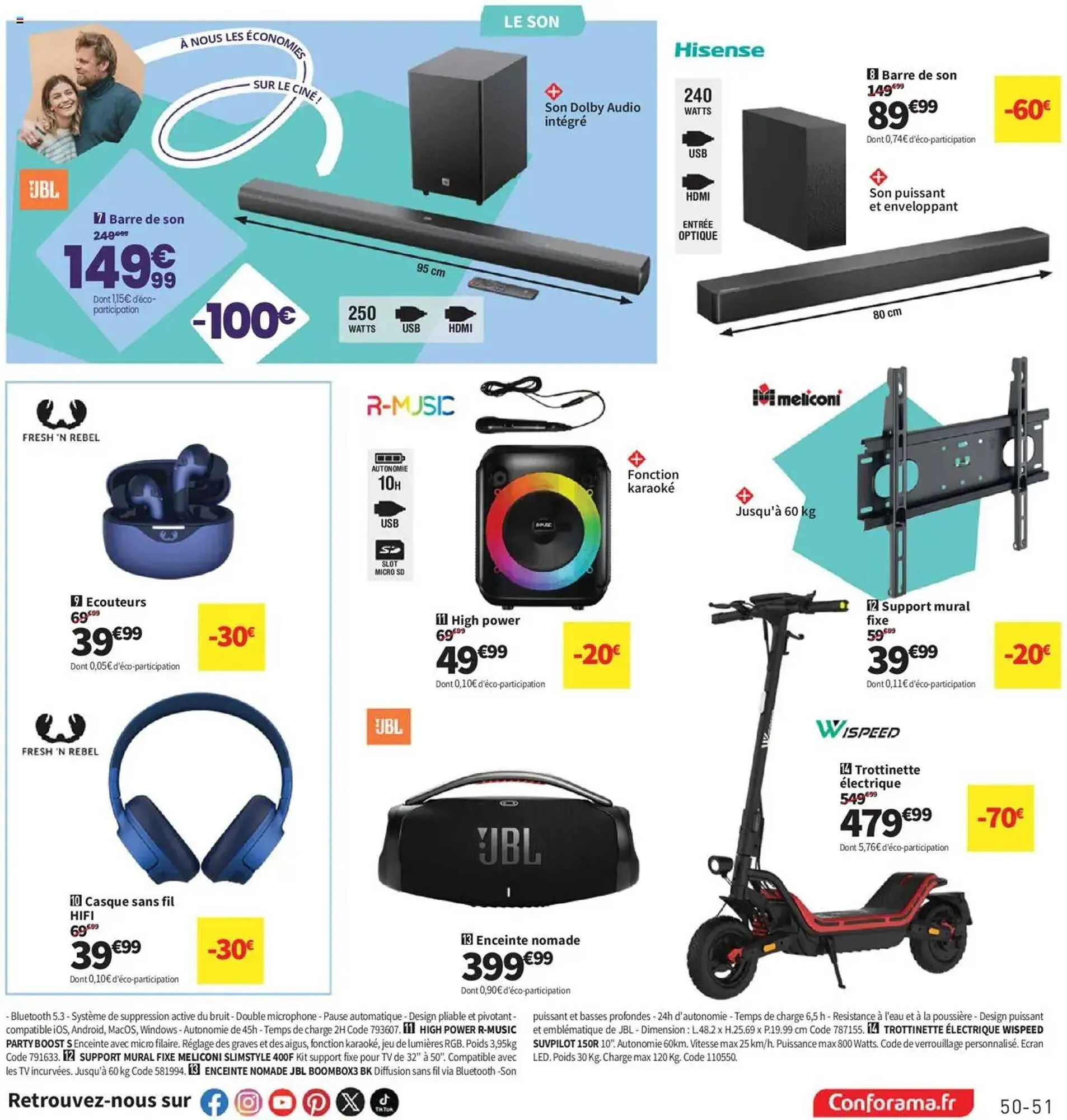 Catalogue Conforama du 10 juin au 7 juillet 2025 - Catalogue page 51