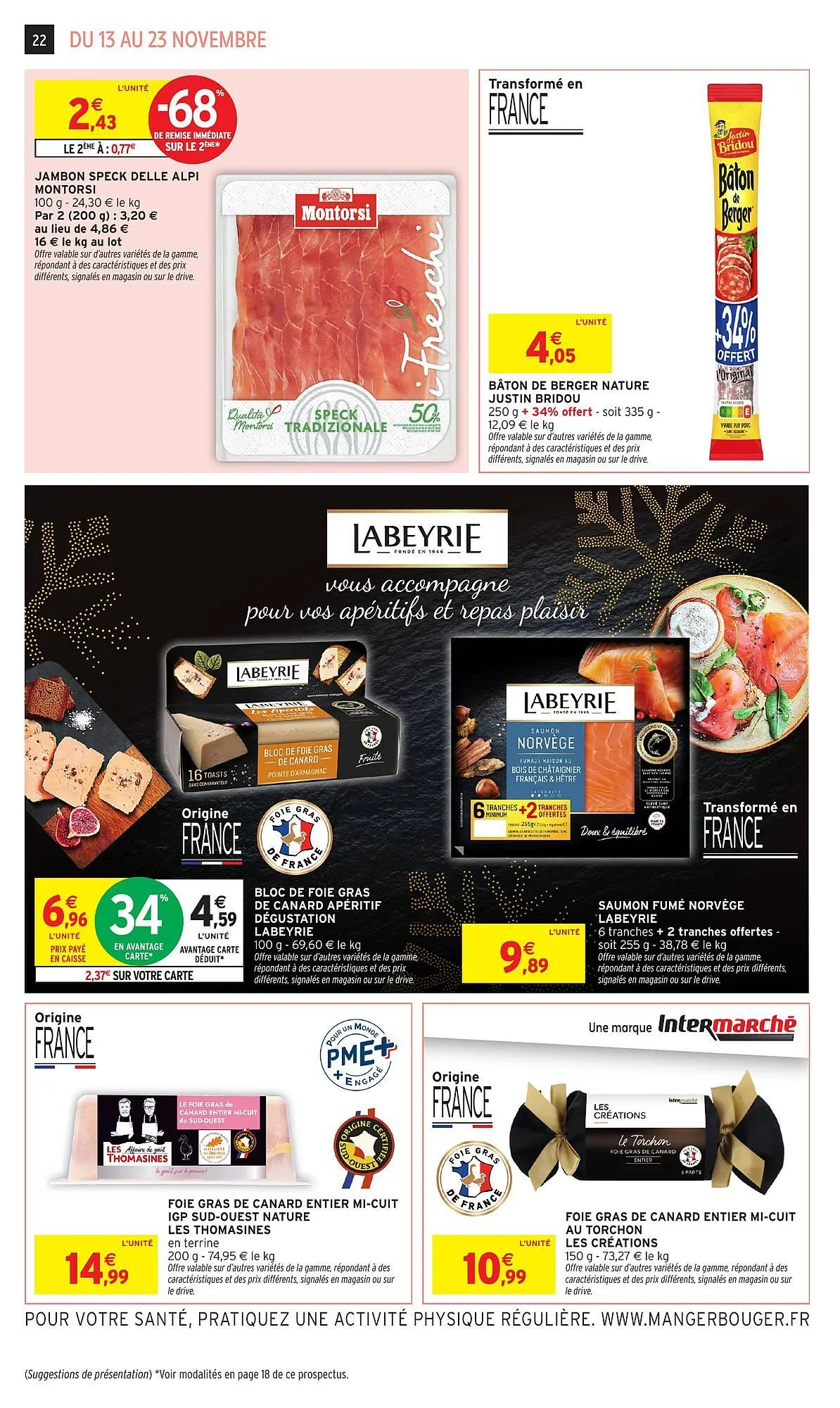 Catalogue Intermarché du 13 novembre au 23 novembre 2025 - Catalogue page 22