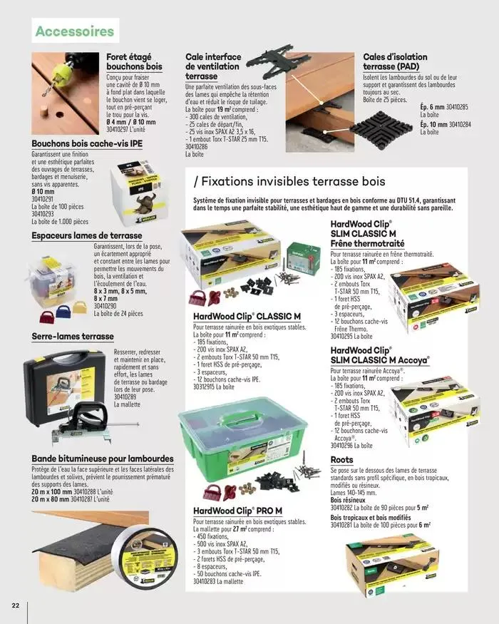 Aménagements Extérieurs 2025 du 1 janvier au 31 décembre 2025 - Catalogue page 22