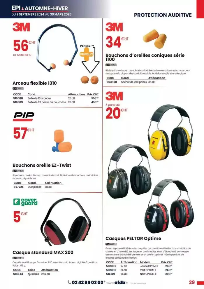 Automne - Hiver 2024 du 1 novembre au 30 mars 2025 - Catalogue page 29