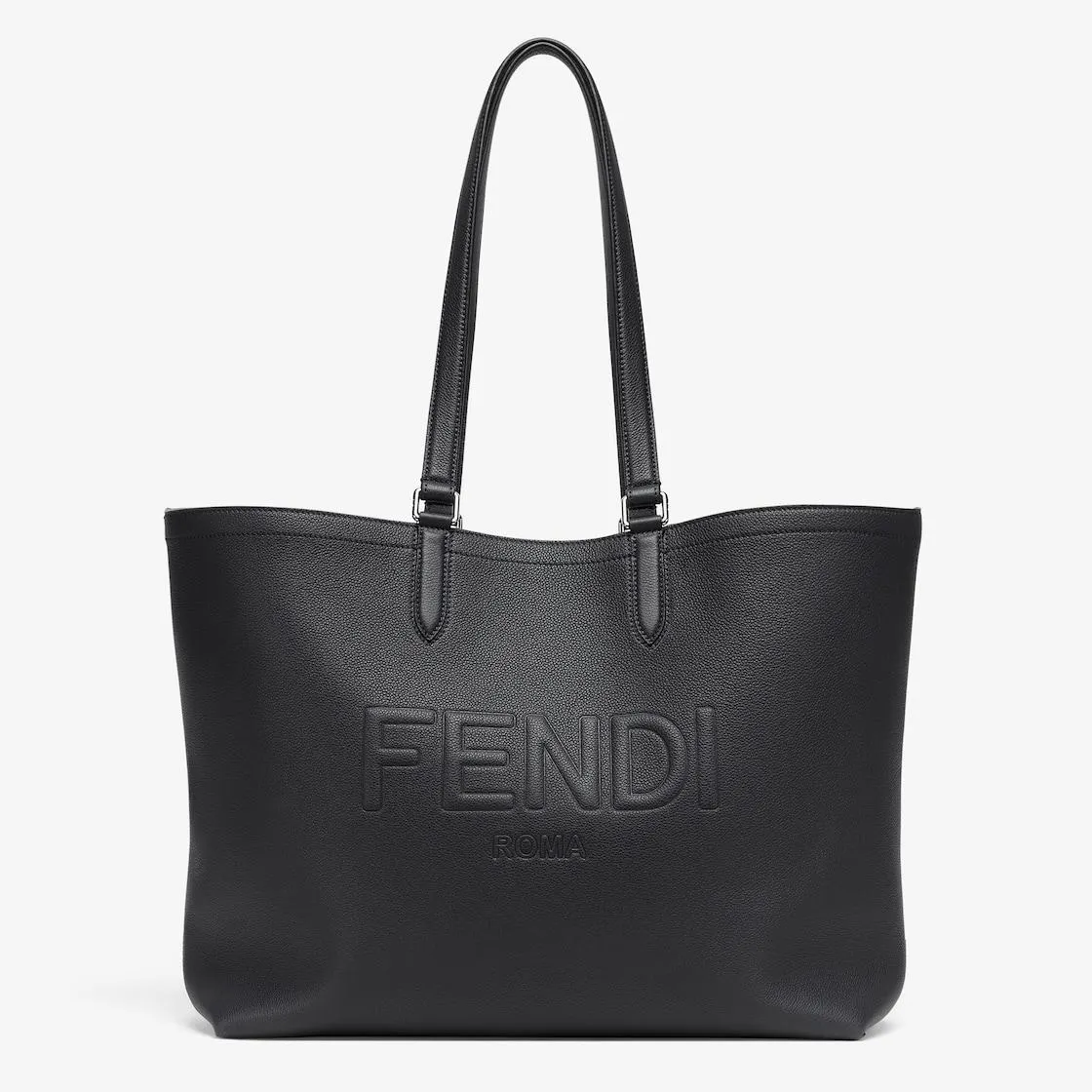 Sac shopping en cuir Fendi Roma
