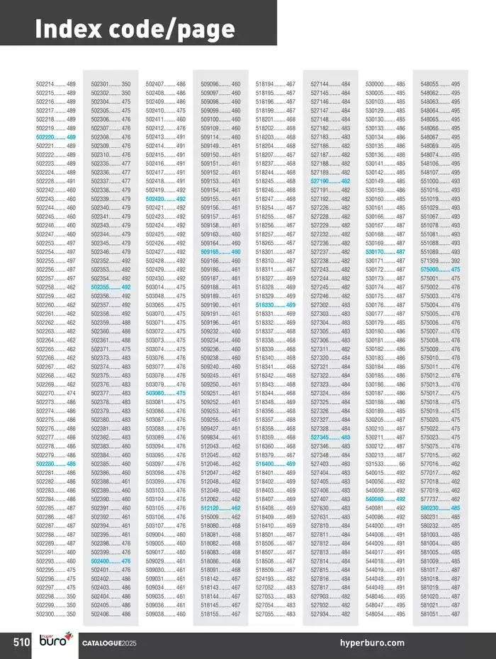 Notre catalogue général du 4 février au 31 décembre 2025 - Catalogue page 536