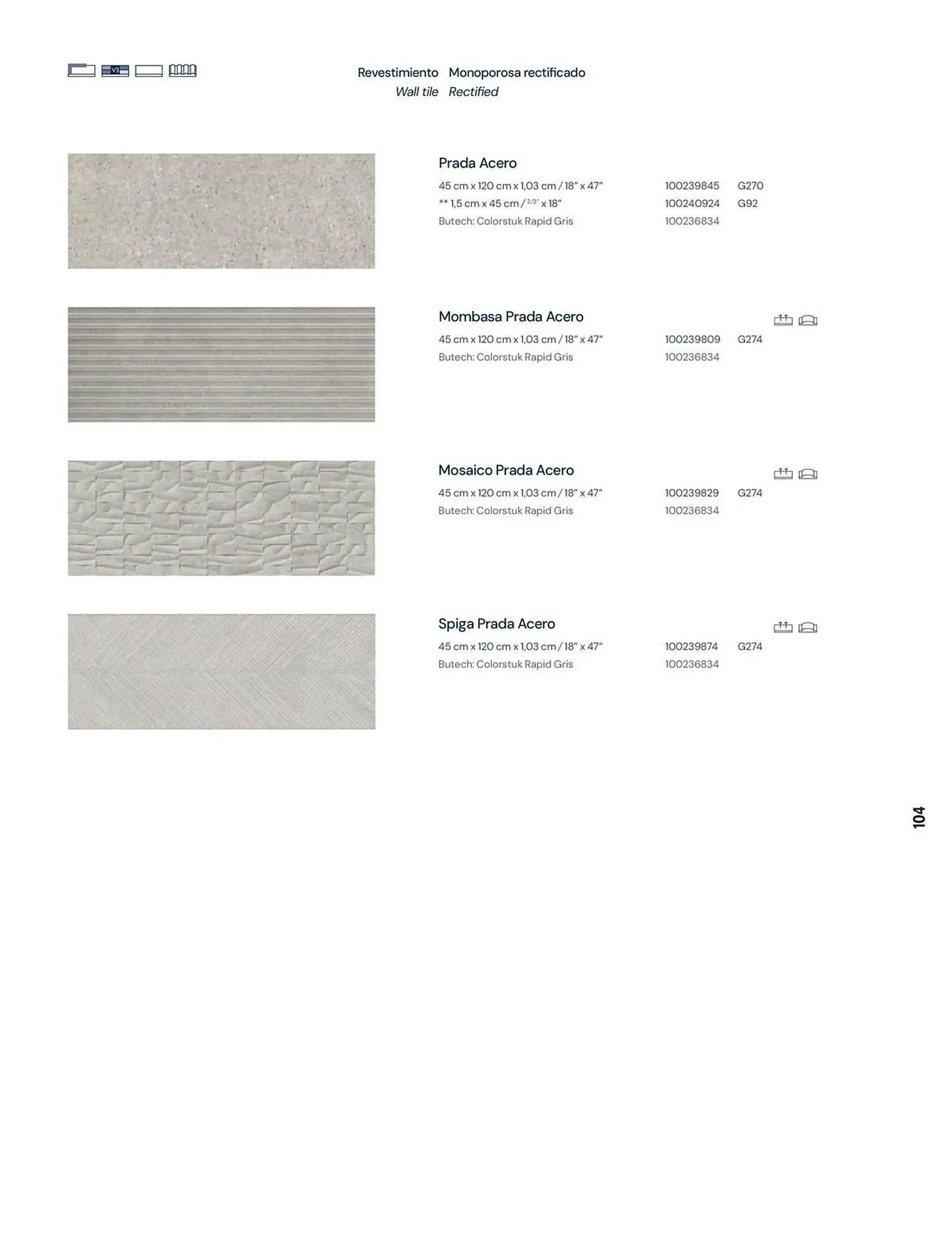 Catalogue Porcelanosa du 23 décembre au 31 décembre 2026 - Catalogue page 106